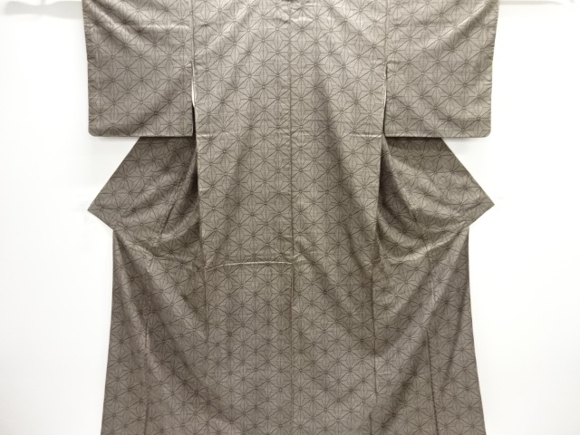 麻の葉模様織り出し 本場泥大島紬着物(9マルキ) | 宗 sou::お茶道具
